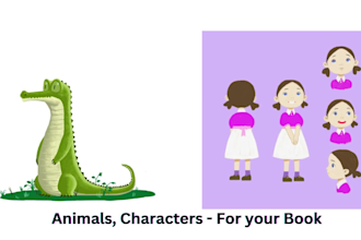create childrens book illustrations in your style