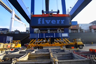 promote your business on boat containers terminal