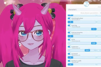 design vtuber model rigging live2d vbridger vtuber overlay live2d debute trailer