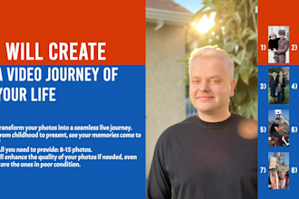 transform your photos into a life journey video