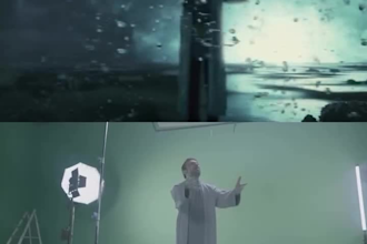 vfx compositing, green screen removal, rotoscoping and cinematic vfx music video