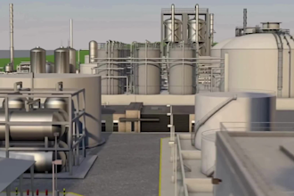 do 3d industrial animation 3d refining process oil and gas industrial animation