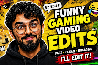edit funny gaming videos for youtube and tiktok