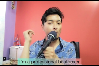 professionally produce beatbox track for your project