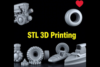 design custom 3d model and stl file for 3d printing prototype