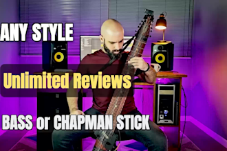 be your studio bassist or stickist