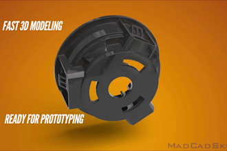 do engineering 3d cad modeling for inventors