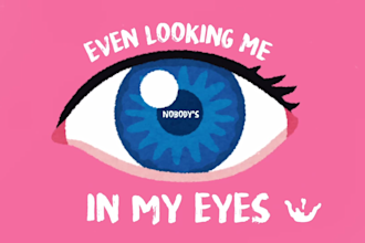 create an animated typography lyrics video