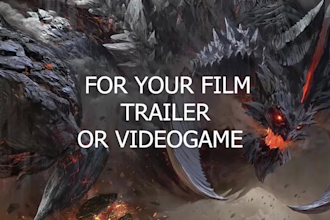 compose epic orchestral cinematic music for your trailer or video game
