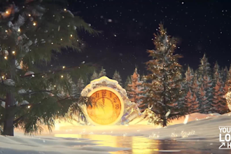 create a beautiful happy new year video