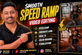 edit smooth motion videos for insta reels, shorts and tiktok