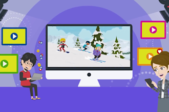 provide 2d stunning animated explainer and whiteboard animation