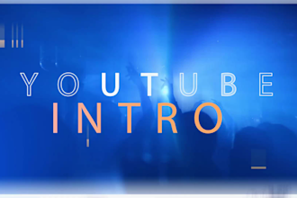 do unique youtube intro outro logo animation or lower third