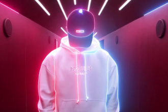 add neon glowing light effect animation to your video