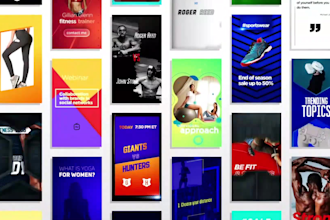 design animated gif, banners, ads, flyers, social media post