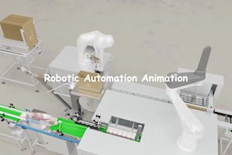 do 3d industrial animation 3d robotic automation manufacturing process animation