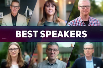 create an event promo video for the company conference webinar
