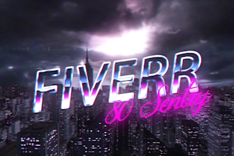 create an 80s vhs retro intro animation video