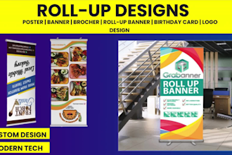 roll up pull up and retractable banner design