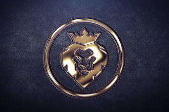 create luxury gold and silver video intro logo animation in 4k