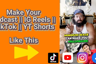 turn your podcast or long videos into engaging reels, shorts