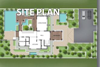 create 2d,3d site plans for residential development projects