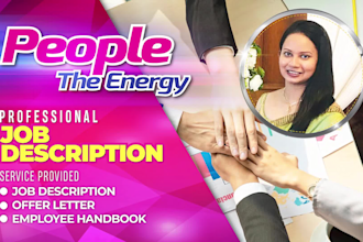 write job descriptions, offer letters, HR handbooks and more