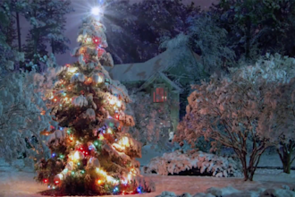 create  winter and christmas relaxing music video for channel