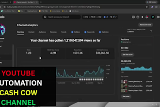 setup youtube automation channel create top10 faceless cash cow videos revenue