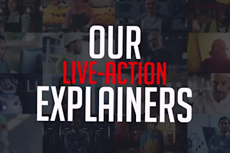 make live action or brand commercial explainer video