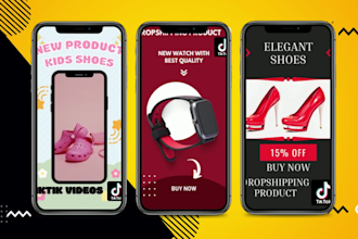make tiktok,  promotion marketing video ads for a tiktok dropshipping product