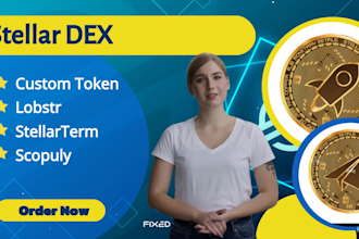 develop custom cryptocurrency token on stellar blockchain