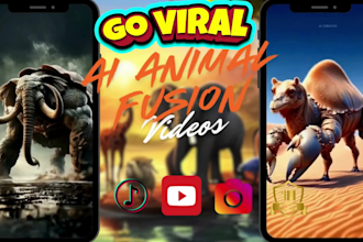 do viral ai hybrid animal fusion animation ai fusion vidoes tiktok youtube reels