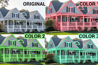 provide realistic color change for house building interiors and furniture