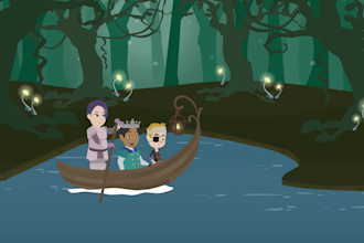 create explainer 2d animation story and 2d animated cartoons video