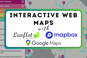 create interactive web gis maps with leaflet, mapbox, google maps