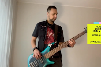 record bass guitar for your rock or heavy metal song