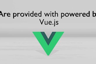 create vuejs frontend web application
