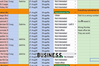 do cold calling, lead generation and appointment setting