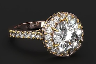 3d jewelry design cad and realistic rendering