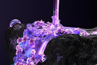 do 3d perfume animation 3d cosmetic animation jewerly design with skincare
