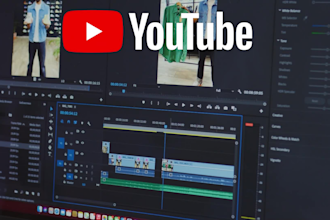 do professional video editing for youtube as a video editor