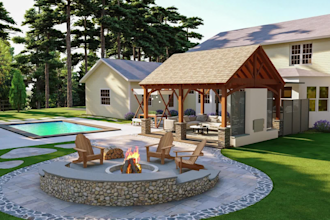 design landscape, backyard, frontyard, pool, patio, garden