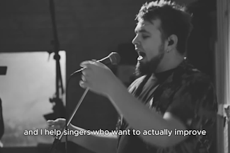 teach you singing with real stage performance skills