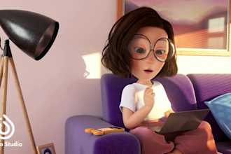 do 3d animation, 3d animation video, 3d character animation, 3d character design