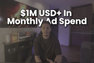 be your meta and tiktok ads media buyer and creative strategist for ecommerce
