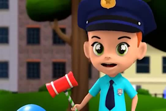 make 3d animated kids nursery rhymes cartoon character video for children song