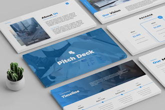 design, redesign pitch deck, powerpoint presentation slides, business, medical