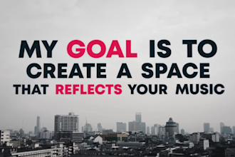 create an animated lyric video for your song