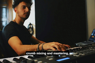 make a powerful melodic techno track for you